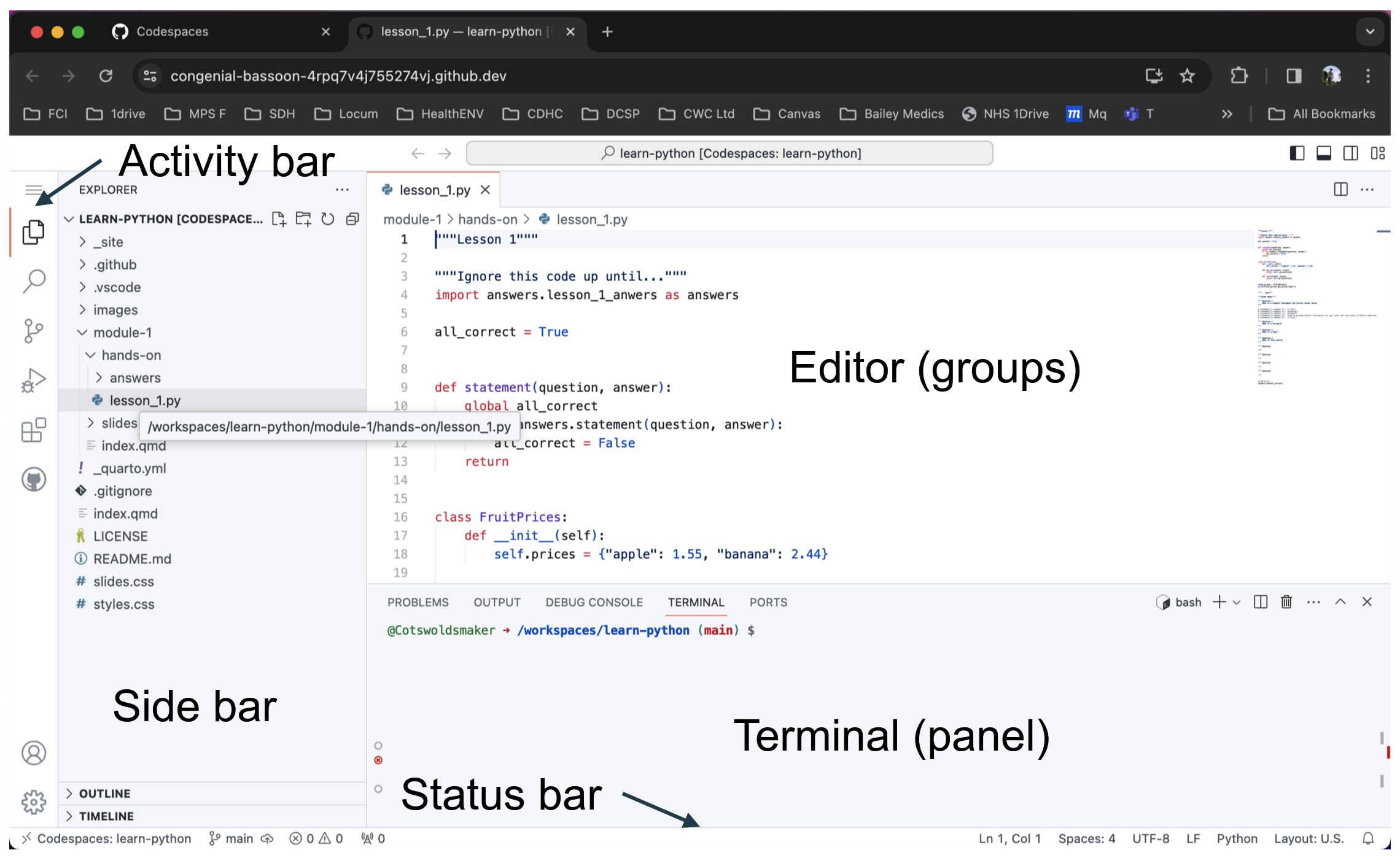 Let's Do Digital – Coding environment (and the shell)